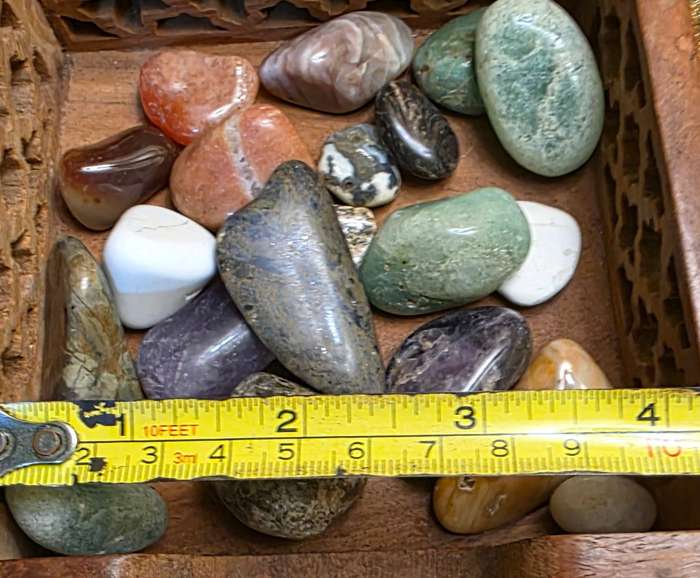 Tumble Stone and Crystals (03)  |  218 GRAMS  |