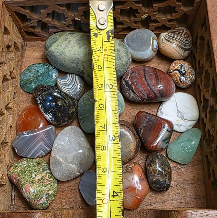 Tumble Stone and Crystals (07)   | 246 GRAMS  |
