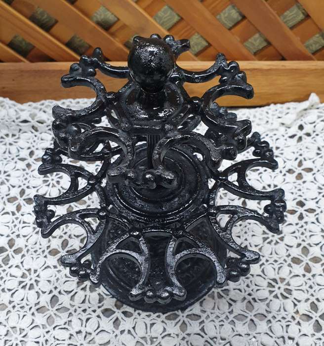Victorian Cast Iron  Desk Stamp Carousel