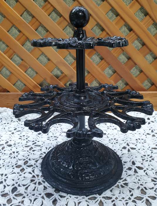 Victorian Cast Iron  Desk Stamp Carousel