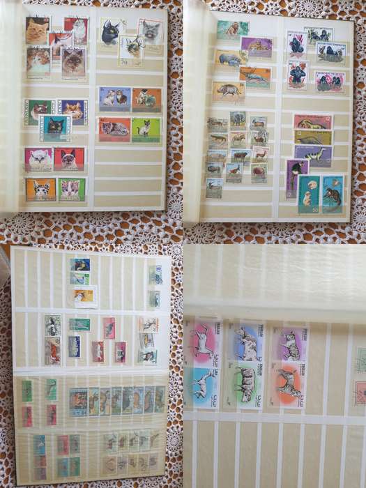Stock Book with Large Collection of  Stamps From the 1960's +