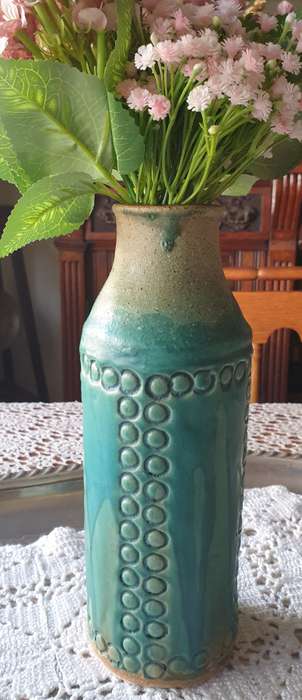 Vintage Pottery Vase |  1980 |