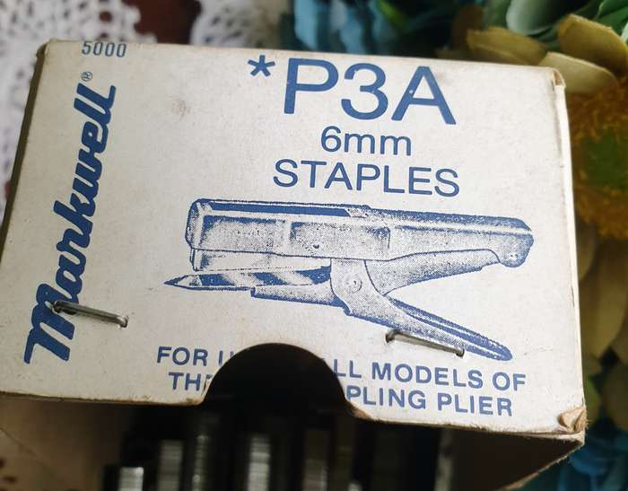 MARKWELL P3A 1/4" (6mm) Staples