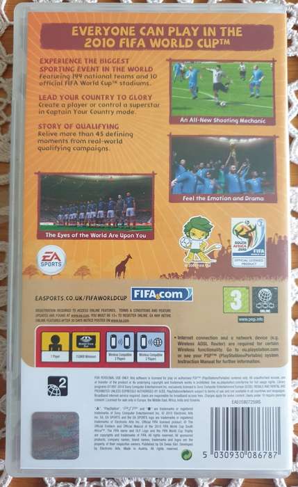 Playstation PSP  game _2010 Fifa  South Africa