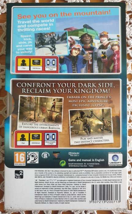 Playstation PSP  game _Collectors double edition pack