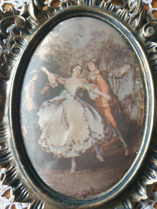 Ornate  Gold Plastic  Frame Made in HONG KONG