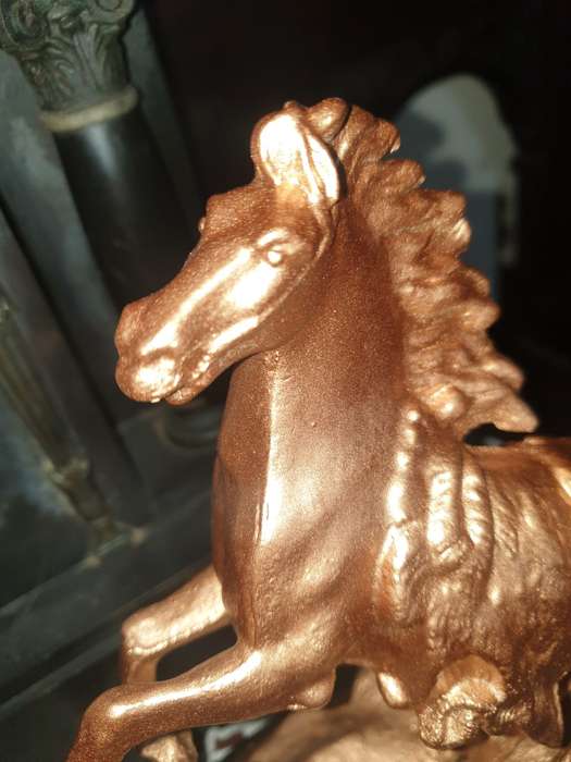 Stunning Vintage Cast metal Horse figurine