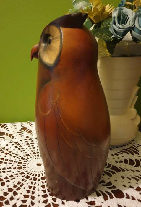 Large Feathers of Knysna Gallery carved and hand painted Ltd Owl