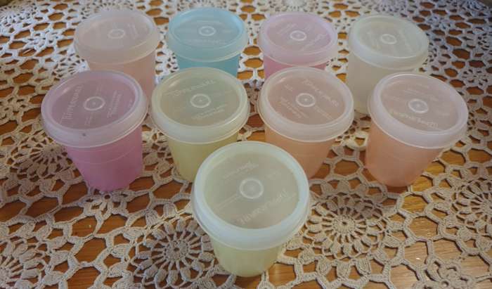 Pastel Tupperware Midget | made in South Africa | Vintage |
