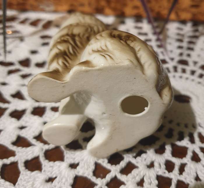 Vintage Kitty Bone China Ornament