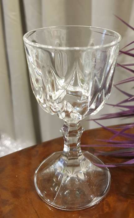 SET OF CRYSTAL SHERRY GLASSES | ITALIAN |