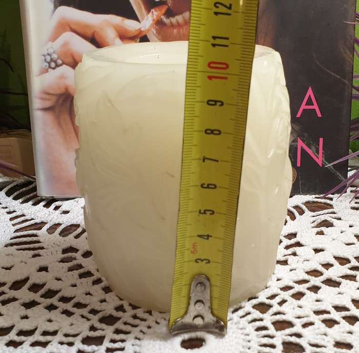 Carved Battery Operated Flickering Candles