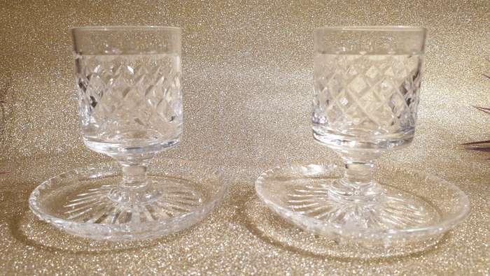 Vintage STUART CRYSTAL England -  Candle Holder