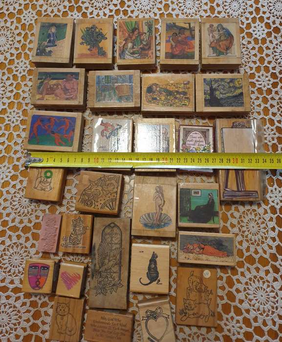 Rubber Stamp Collection | 29 Rubber Stamps | Museum Collection etc |