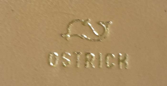 Ostrich Leather Cigarette Case | vintage |