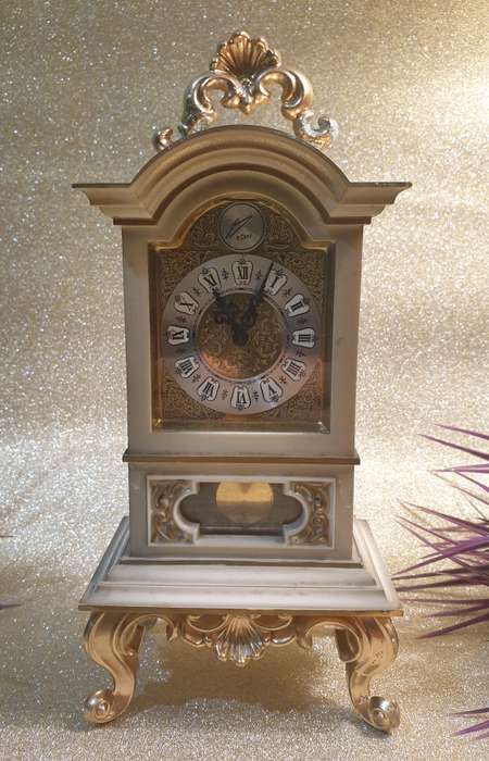 Vintage Schmid West Germany Working Clock | 10 X 7.5 X 22 CM HIGH |