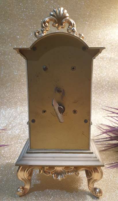 Vintage Schmid West Germany Working Clock | 10 X 7.5 X 22 CM HIGH |