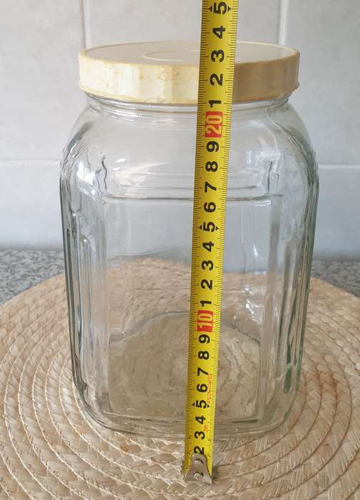 VINTAGE GLASS BOTTLE | STORAGE | DECOR | KITCHENALIA | 01