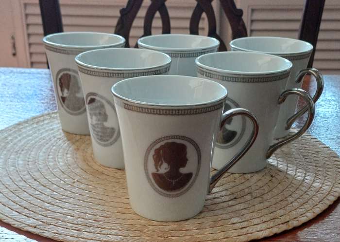 @HOME COFFEE MUGS SET OF 6