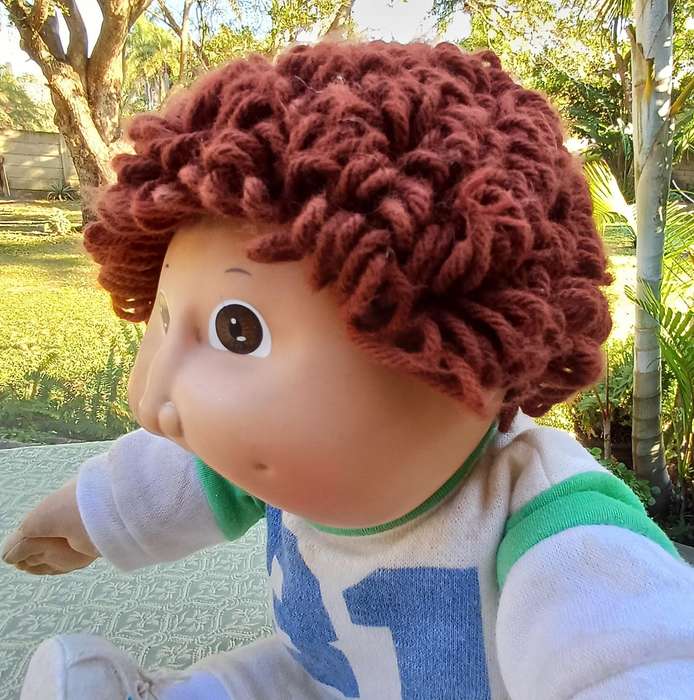 Vintage Cabbage Patch Doll Boy (1978-82)  Coleco Original Football Outfit