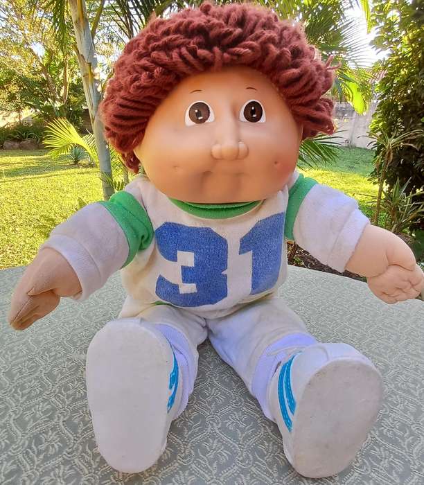 Vintage Cabbage Patch Doll Boy (1978-82)  Coleco Original Football Outfit
