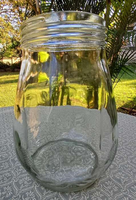 Butter Churn  with original glass bottle stamped Blow N30 made in England