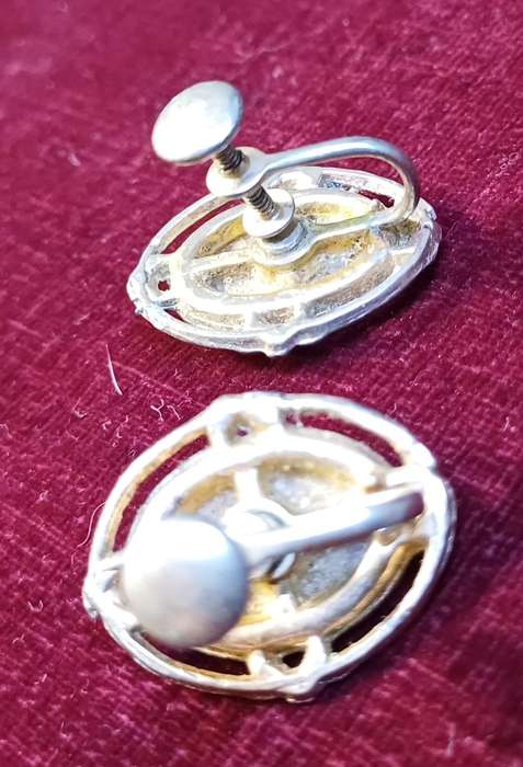 Vintage Costume Jewelry  | 02 |  CAMEO AND EARINGS