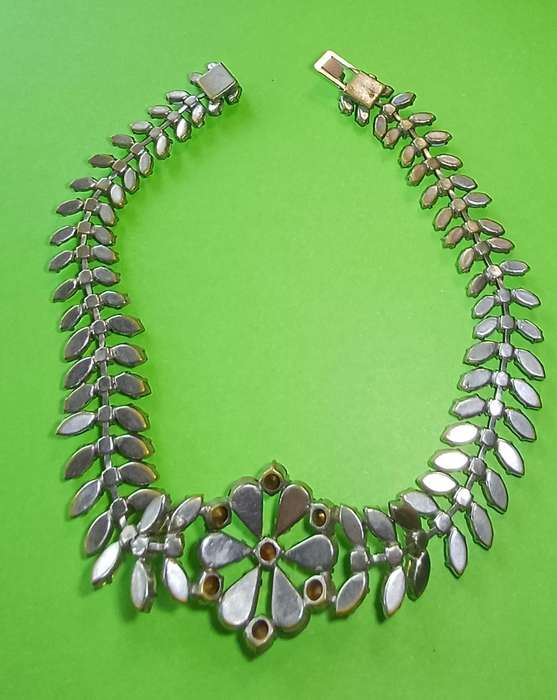 Vintage 1950's Rhinestone Necklace   | 16 |