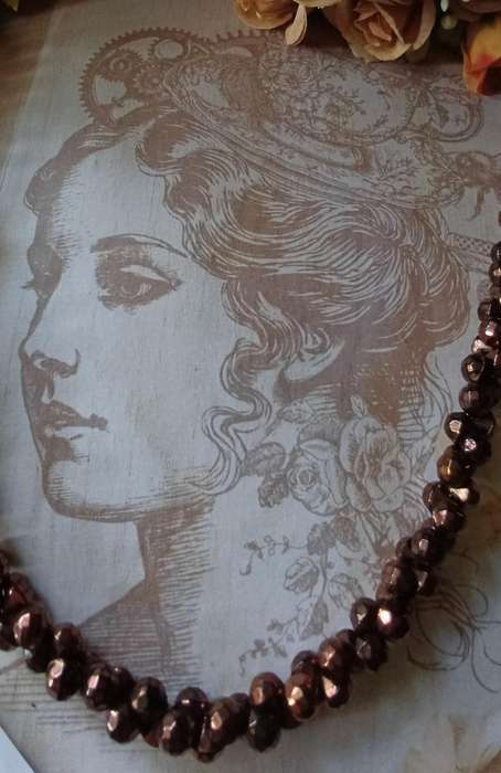 1950s glass bead necklace  | 22 |