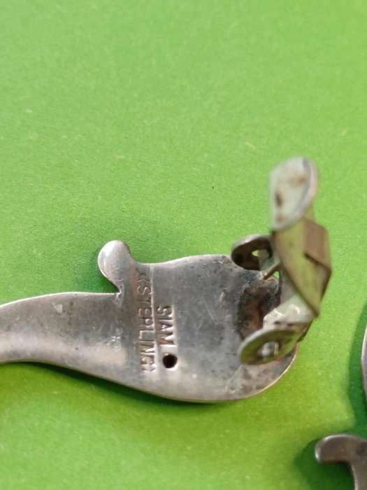 Siam EARINGS  sterling silver  | TWO SET | 26 |