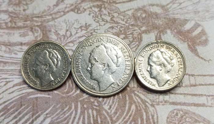 WWII Netherlands 10 cents Coin Brooch | 30 |
