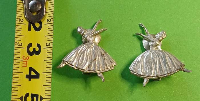 Vintage Sterling Silver Ballerina brooch/pins & Earings  | 31 |