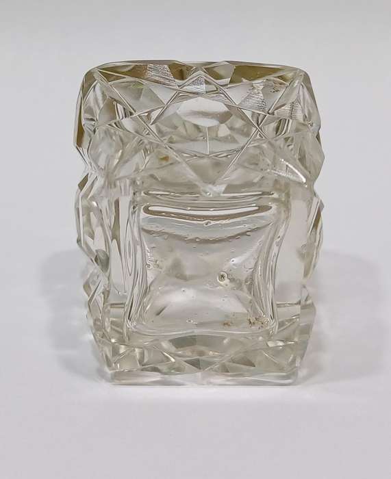 Unusual Silver Mounted Match Striker & Perfume Bottle
