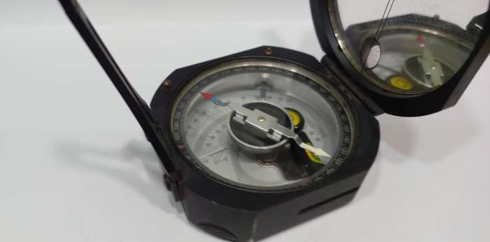 Vintage Pocket Transit Compass surveying
