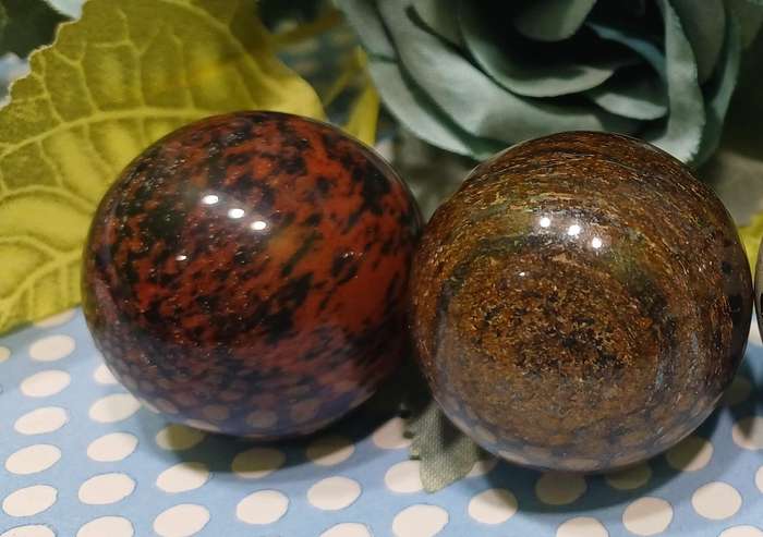 Set of 4 Crystal Stone Spheres  Elemental Orbs of Energy  | 36 |