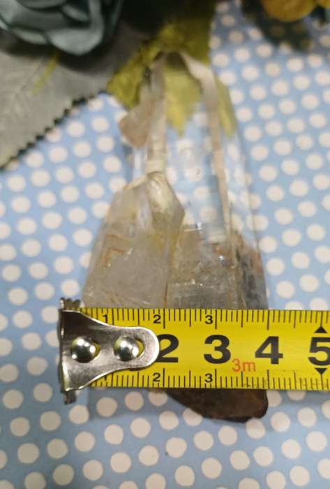 Quartz Crystal with Goethite Inclusions  Alchemists Specimen  | 38 |