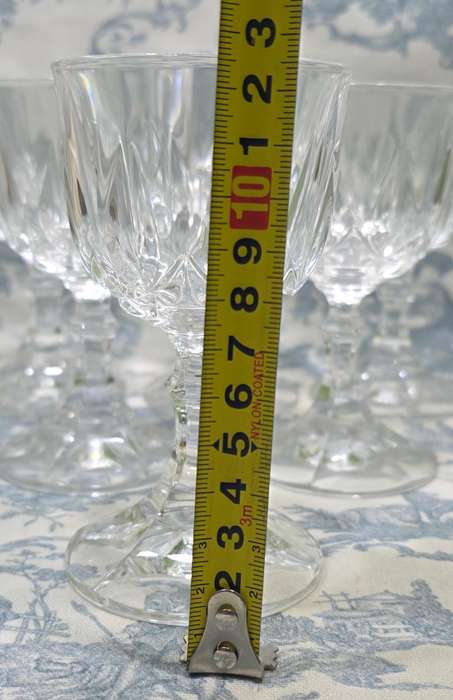 RCR Royal Crystal Rock 24% Lead Crystal White Wine Glasses Set of 6   (02)
