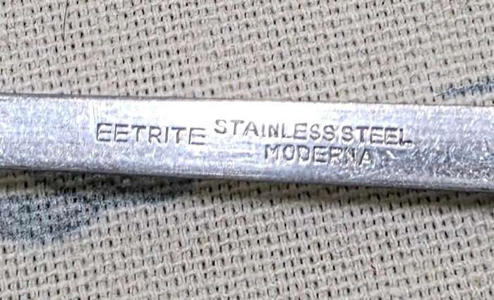 Vintage Eetrite Moderna 6-Piece Stainless Steel Fondue Fork Set