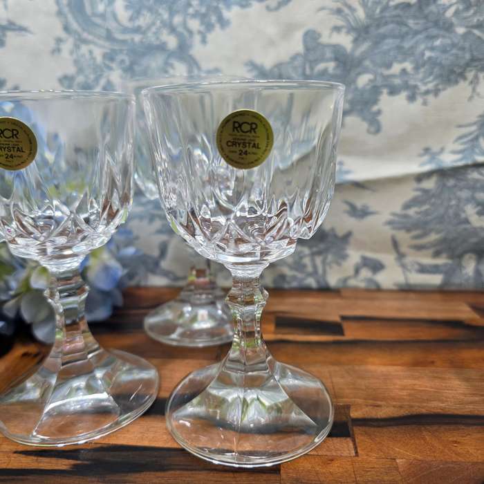 RCR Royal Crystal Rock 24% Lead Crystal Glasses | SET OF 3 |