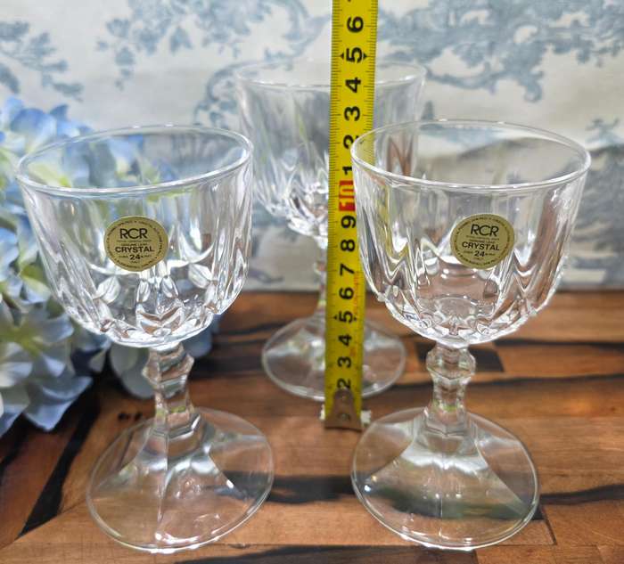 RCR Royal Crystal Rock 24% Lead Crystal Glasses | SET OF 3 |