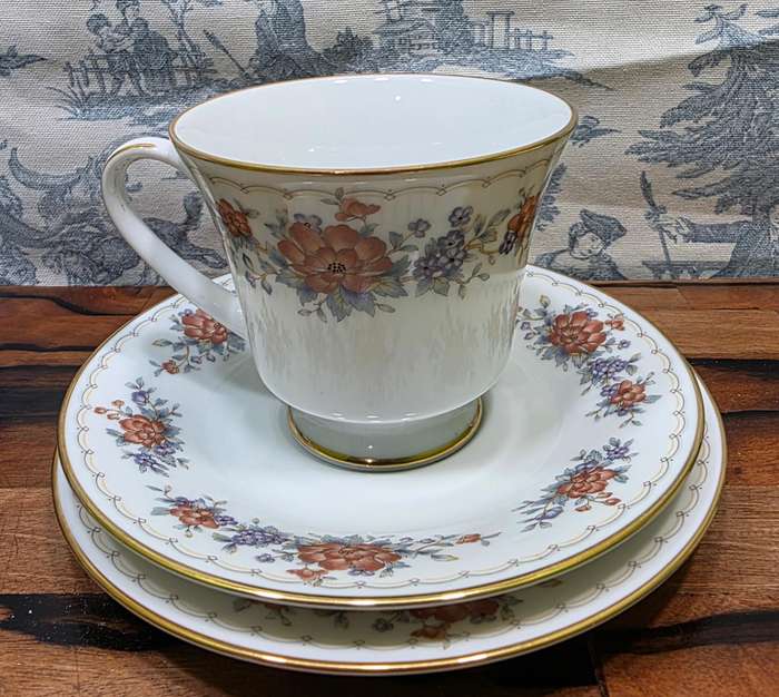 NORITAKE TREMONT 3081 | Elegant Contemporary Fine China Tea Set  Sri Lanka