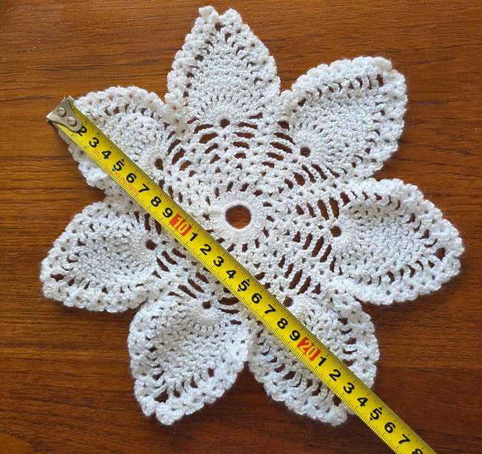 SET OF 4 CROCHET DOILIES | FARMHOUSE SHABBY CHIC |
