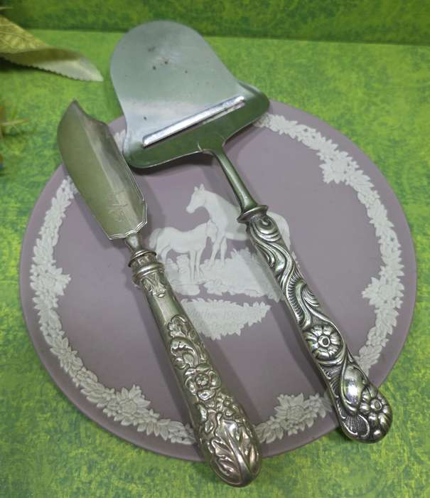Vintage Cheese Cutter & Butter Spreader Set  Sweden & England