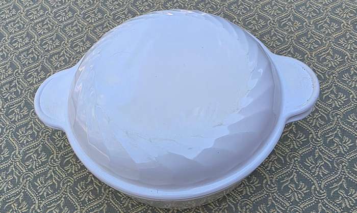 Acroflam Glass Bowl with Lid  Made in France | 22 x 11 cm