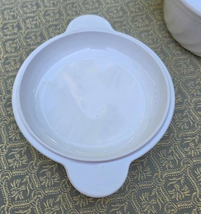 Acroflam Glass Bowl with Lid  Made in France | 22 x 11 cm