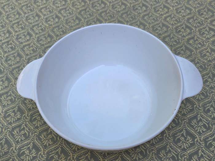 Acroflam Glass Bowl with Lid  Made in France | 22 x 11 cm