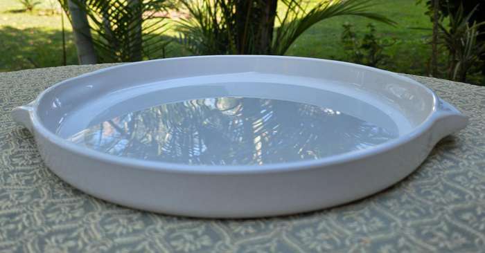Corning Ware Microwave Crisper / Browning Dish  Made in USA Round Pizza / Baking Plate | 02 |