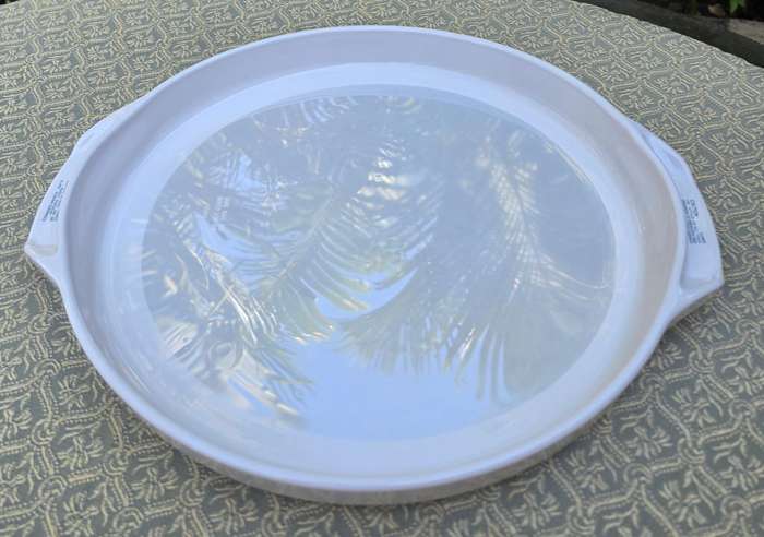 Corning Ware Microwave Crisper / Browning Dish  Made in USA Round Pizza / Baking Plate | 02 |