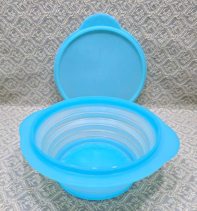Tupperware Concertina Container | Baby Blue | 1.5L