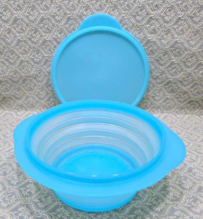 Tupperware Concertina Container | Baby Blue | 1.5L
